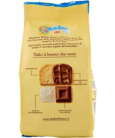  Italian Gourmet E.R. Mulino Bianco Pack of 6 mini milk chocolate rusks for a delicious breakfast 110g - Buy Online on GoSupps.com