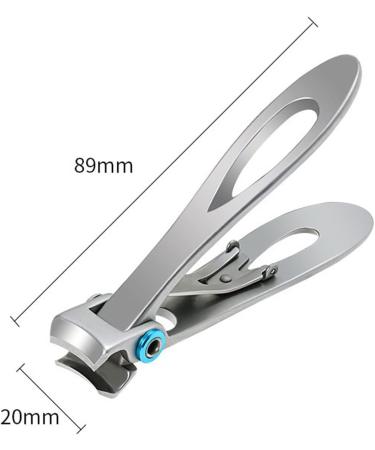 HCHGJKN Nail Clippers Premium Stainless Steel Nail Clippers For Thick Nails Shave and Curve Blades Wide Jaw Heavy duty Anti-Slip - Buy Online on GoSupps.com