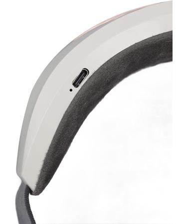 Electric Eye Care Device - Multi-Frequency Vibration Eye Massager (White) | USB Rechargeable for Office Use - Buy Online on GoSupps.com