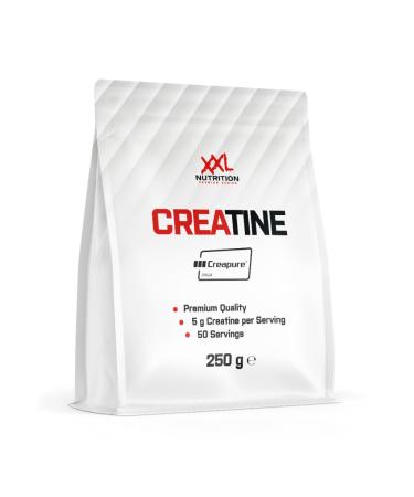 XXL Nutrition - Creatine Creapure Powder - Creatine Creatine Monohydrate - No Additives - 250 grams Tasteless 250 grams