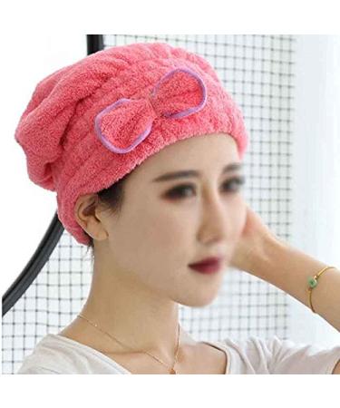 6 Colors Microfiber Quick-Dry Hair Turban Cap for Women - Bathing Drying Towel Head Wrap - Buy Online on GoSupps.com