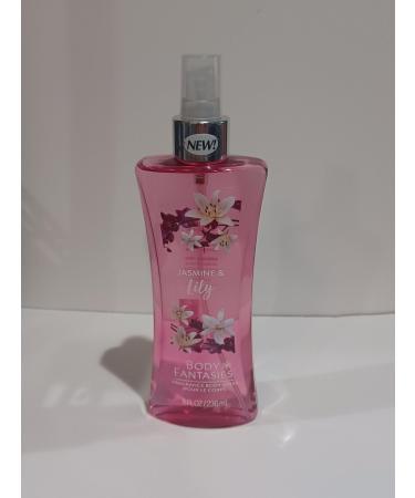 Body Fantasies Jasmine & Lily Body Spray 8 Oz