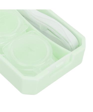 Leak-Proof Green Contact Lens Case - Portable Container for Outdoor & Home Use - Buy Online on GoSupps.com