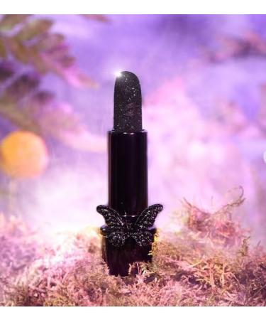 Buy Revolution Enchanted Kiss Black Lipstick | Adjustable Butterfly Ring | Lustre Finish | International Shipping - Buy Online on GoSupps.com