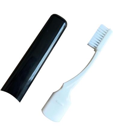 Portable Orthodontic Oral Care Kit for Braces - Dental Wax Interdental Brush & Floss Toothbrush Cleaning Set in Black - Buy Online on GoSupps.com