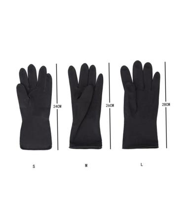 HAPINARY 5 Pairs Hair Shampoo Gloves Hair Dye Glove Barber Gloves Hair Salon Gloves S Black - Buy Online on GoSupps.com
