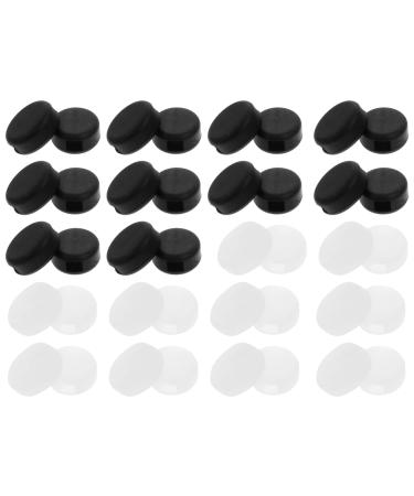 Coheali 40 STK anti-slip cover for glasses glasses holding strap Cord Products for ear care silicone-ear-pansed ear pads for glasses circle sunglasses frame pebble gel glass white