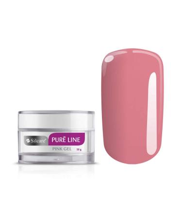 Pure Line Pink 50g UV Gel Transparent Acid Free Builder Silcare
