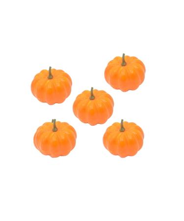 Artibetter 12pcs Fall Decor Halloween Artificial Pumpkin Halloween Supplies Realistic Foam Pumpkin House Ornaments Artificial Foam Pumpkin White Decor Lifelike Pumpkin Cupboard Fake Pumpkin Orange Size 1