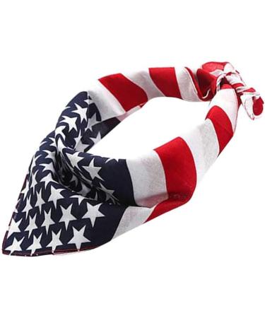 Valiclud Triangle Dog Bandana - American Flag Scarf & Multifunctional Pet Collar Accessories for Dogs - Buy Online on GoSupps.com