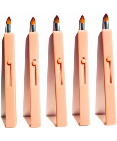 Beaupretty 1pc retractable lip brush professional makeup lipstick cosmetic Tool Lipstick Gloss Applicator lipstick brush lip liner brush lip scrubber plastic smudge stick travel flat - Buy Online on GoSupps.com