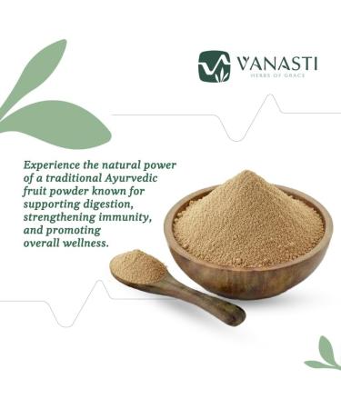 VANASTI Harad Choti Powder | Kali Harad | Black Himej | Terminalia Chebula | Myrobalan | 100 gram - Buy Online on GoSupps.com