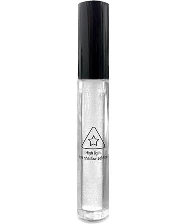 Liquid Eyeshadow | Eye Shadow | Metallic Liquid High-pigmented and Waterproof Long Lasting Quick-Drying Eyeshadow Holographic Eyeshadow 01# White Moonlight - Buy Online on GoSupps.com