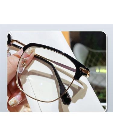 Fuqinqingoz Glare-Free Reading Glasses | Unbreakable Anti-Blue Light Computer Glasses for Men & Women | +150 Gun Color - Buy Online on GoSupps.com