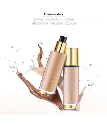 siduytin 30ml Face Foundation Oil Control Full Coverage Concealer Waterproof Long Lasting Natural Whitening Portable Makeup Type 1 - Buy Online on GoSupps.com