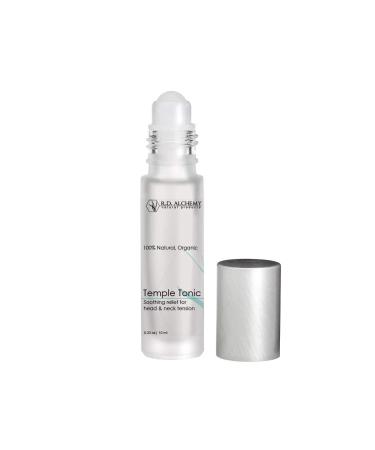 RD Alchemy - 100% Natural & Organic Temple Tonic - Soothing Aromatherapy Stick for Head and Neck Tension - Peppermint Oil Roll On w/Lavender Essential Oil