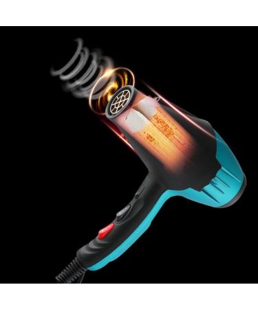 Professional Ionic Hairdryer 1800W Hair Dryer Salon with Diffuser Nozzles Set Fast Blow Dryer with 3 Heat 2 Speed Cool Shot Long Cable Quiet Low Noise Lightweight Suitable for Family Travel small gift - Buy Online on GoSupps.com