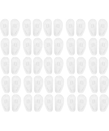 Buy 25 Pairs Cashew Nut Shaped Silicone Eyeglass Nose Pads | Non-Slip & Comfortable | 50pcs - International Shipping Available - Buy Online on GoSupps.com