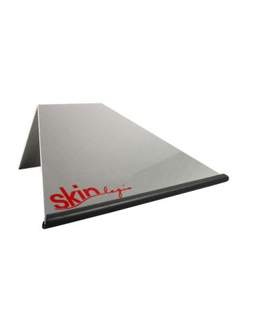 Skin bookkeeping Legis Gr.S (tax laws) with non -slip rubber tank: aluminum/rubber book support for lottery lovers with text block width 72 mm