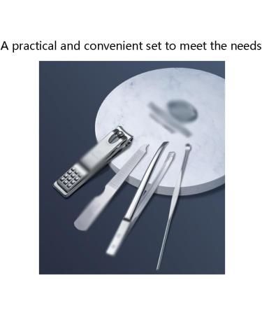 Nail Clippers and Beauty Tool Portable Set with Tweezers Ear Pick Suitable for Home Workplace Outdoor (Color : Gold) Gold silver - Buy Online on GoSupps.com