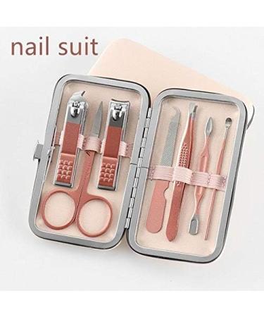 Nail Clippers Set 7-Piece Lady Nail Clippers Set Stainless Steel Accessories Nail Clippers Pliers Pedicure Beauty Nail Tools Pedicure Tools for Feet Pink - Buy Online on GoSupps.com