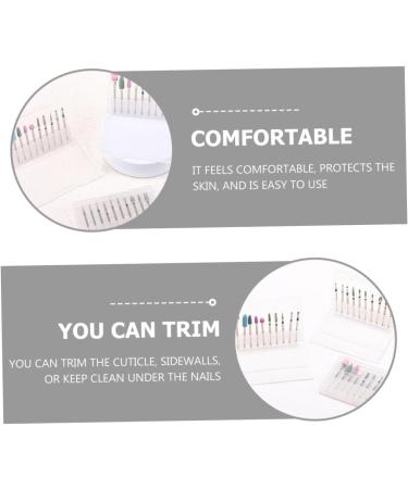 FRCOLOR Professional Pedicure Tools 3 Sets Nail Polisher Manicure Alloy Tungsten Steel Tungsten Steel Nail Nail Drill Bits - Buy Online on GoSupps.com