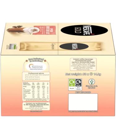 CONCEPTA LONDON Gold Cappuccino Sachets 50 x 14.2g - Buy Online on GoSupps.com