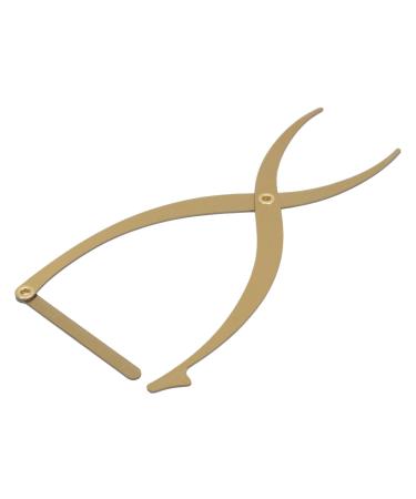 Microblading Eyebrow Ruler Measuring Tool Eyebrow Stencil Ruler Golden Ratio for Salon (Gold)