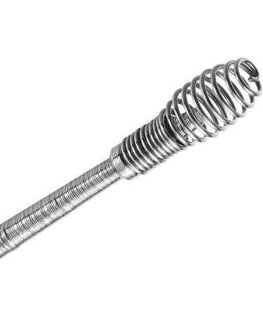 5PCS Ciieeo Spiral Ear Wax Removal Tool - Professional Stainless Steel Cleaner for Ear Massage - Silver - Buy Online on GoSupps.com