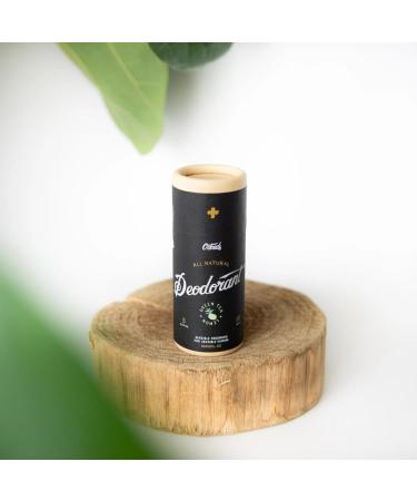 O'Douds Natural Deodorant - Aluminum Free Paraben Free Vegan Deodorant for Men & Women - Long-Lasting Protection & Gentle Formula for All Skin Types - Green Tea & Lemon 3 oz. - Buy Online on GoSupps.com