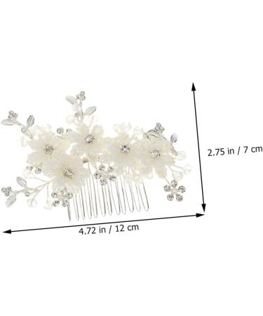 SKISUNO Side Comb Women Insert Comb Bridal Hair Accessories Bridal Hair Comb Wedding Bride Headwear Wedding Bride Headdress Women Hair Comb Accessories Bridal Headpiece Wedding Hair Comb - Buy Online on GoSupps.com