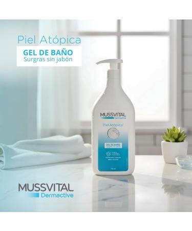Peroxfarma SA Mussvital Dermactive Bath Gel for Atopic Skin 750ml - Buy Online on GoSupps.com