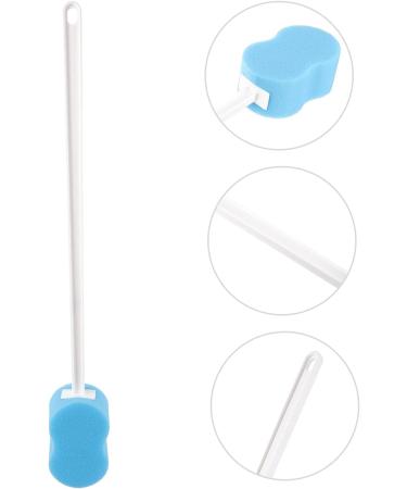 FOMIYES Soft Bath Loofah Sponges | Men's Body Scrubber & Shower Massage Brush | Long Handle for Elderly | 53x7cm - Buy Online on GoSupps.com