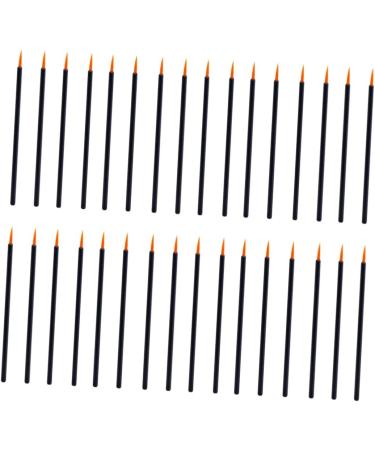 Housoutil Eyeliner Brush 100pcs Eyeliner Gloss Cosmetic Makeup Point Brush Applicator Tool Wands Lip Disposable Fine medium As Shown - Buy Online on GoSupps.com