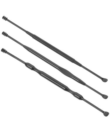 Healvian Ear Cleaner Ear Wax Removal Drops 1 Set of Ear Cleaners Stainless Steel Ear Curette Ear Wax Removal Kit Ear Pick Set with Storage Box Reusable Ear Cleaner Ear Wax Removal Drops