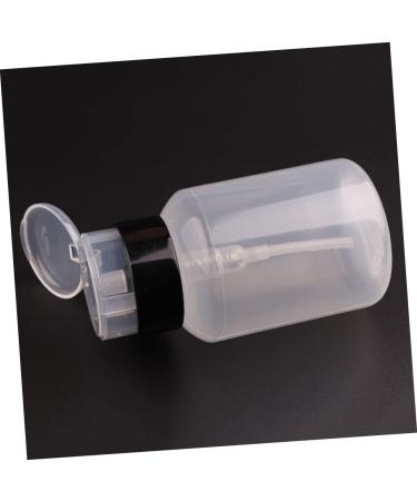  FOMIYES FOMIYES 220ml Pump Bottle for Nail Polish Remover Liquid Storage Bottle with Under-Pump for Toner Remover Locking - Buy Online on GoSupps.com