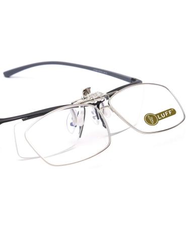 LUFF Reading Glasses Clip Anti-blue light Magnifying Glass Portable Clips 0.0X