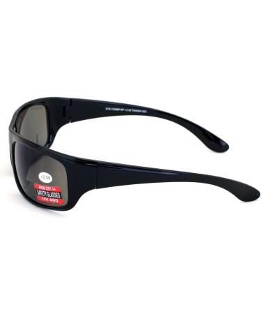 Buy V.W.E. Large Men s Safety Sunglasses with Bifocal Readers - ANSI Z87.1+ Certified | Gloss Black | International Shipping Available - Buy Online on GoSupps.com
