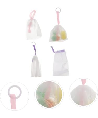 WOONEKY Shower Net Bath Soap Soap Foam Shower Foaming Net Soap Net Nylon - Buy Online on GoSupps.com