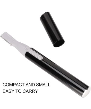 BRRNOO Eyebrow Shaper Electric Eyebrow Trimmer Facial Hair Trimmer Battery Operated Facial Hair Remover with Comb for Face Lips Armpit Leg Body Black Battery Included Black Battery Included Suction Card - Buy Online on GoSupps.com