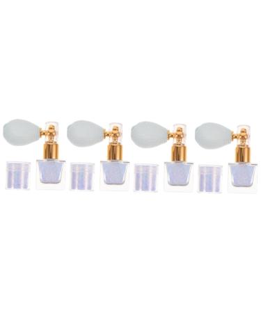 Mipcase 4 Sets Body Glitter Spray Mist Bottle for Hair Makeup Sealer Setting Spray Glitter Spray Body Powder for Women Spray Bottle for Face Sequin Clothing Sequins Flash Powder Bulk