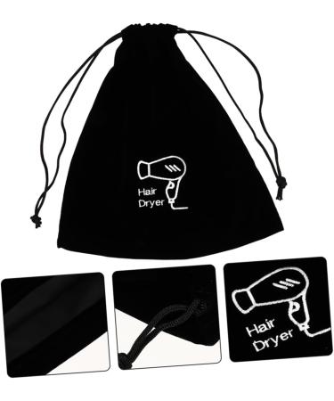 FOMIYES 5pcs travel bag for hair styling tools blow dryer hair dryer bag drawstring 26.00X23.00X0.50CMx5pcs Blackx5pcs - Buy Online on GoSupps.com