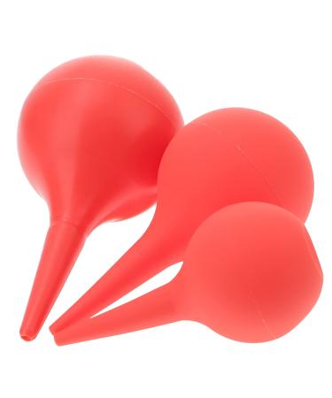 Healeved 3pcs Manual Vacuum Sweeper PC Cleaning Kit Clear Light Bulbs Blowing Ear Suction Bulb Ear Clear Syringe Dust Blower Dirt Blowing Ball Vacuum Cleaner Absorbent Ball Sucker Nozzle