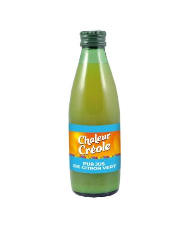 Jus de citron vert CHALEUR CREOLE - la bouteille de 25cL Lot De 4 - Par Lot