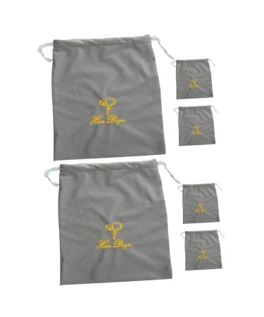 TOVINANNA 2sets Hair Dryer Storage Bag Hair Dryer Bag Hair Dryer Travel Pouch Hair Dryer Organizer 3pcs*2