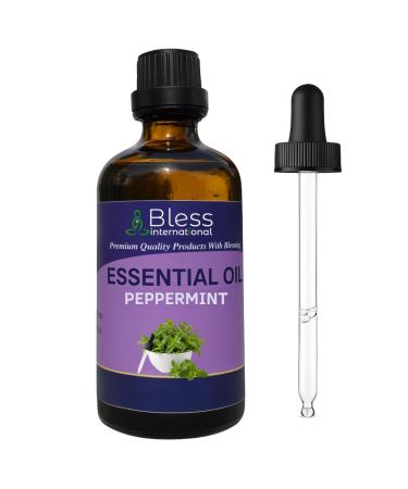 Bless-International-Peppermint-Essential-Oil-Organic-100%-Natural-Blends Used-in-Diffusers-Home-Candles-Fragrance-Aromatherapy-Humidifiers-and-Gifts 4 fl. Oz