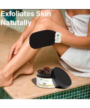 Buy Moroccan Black Soap with Eucalyptus Oil - Natural Exfoliating Cleanser for Glowing Skin - Buy Online on GoSupps.com