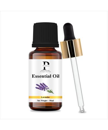 PISELLI Essential Oils Pure Essence: Unlocking The Secrets of Essential Oils - 30/50/100ml - 1.01/1.70/3.38 Fl Oz (100ml Lavender)