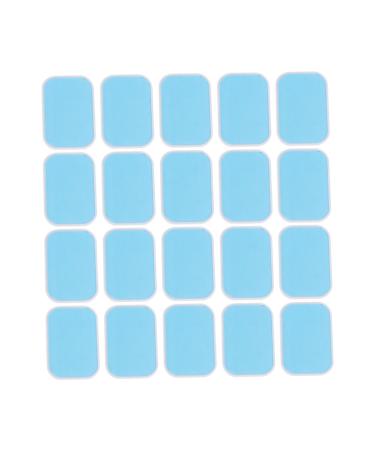 Collbath 20 pieces leaf gelpads for abdominal stimulators Toner belly trainer gel pads replacement gelpads Training devices ABS-gel pads pad repair set for ice hockey helmets intelligent 20PCs As shown