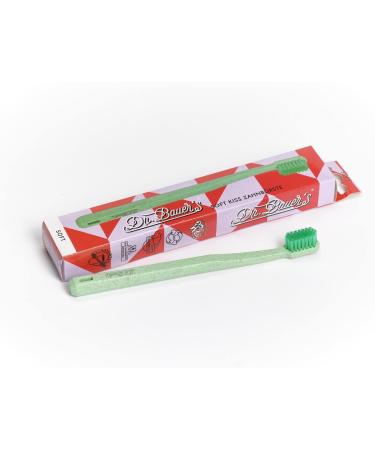 Dr. Bauer's Toothbrush Soft Kiss 12-Pack Gentle Cleaning for Sensitive Gums | International Shipping Available - Buy Online on GoSupps.com